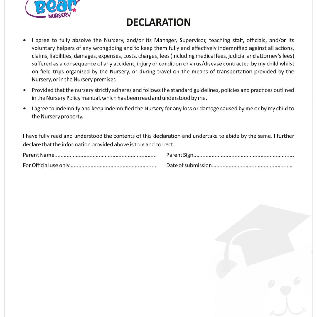 DeclarationForm 2